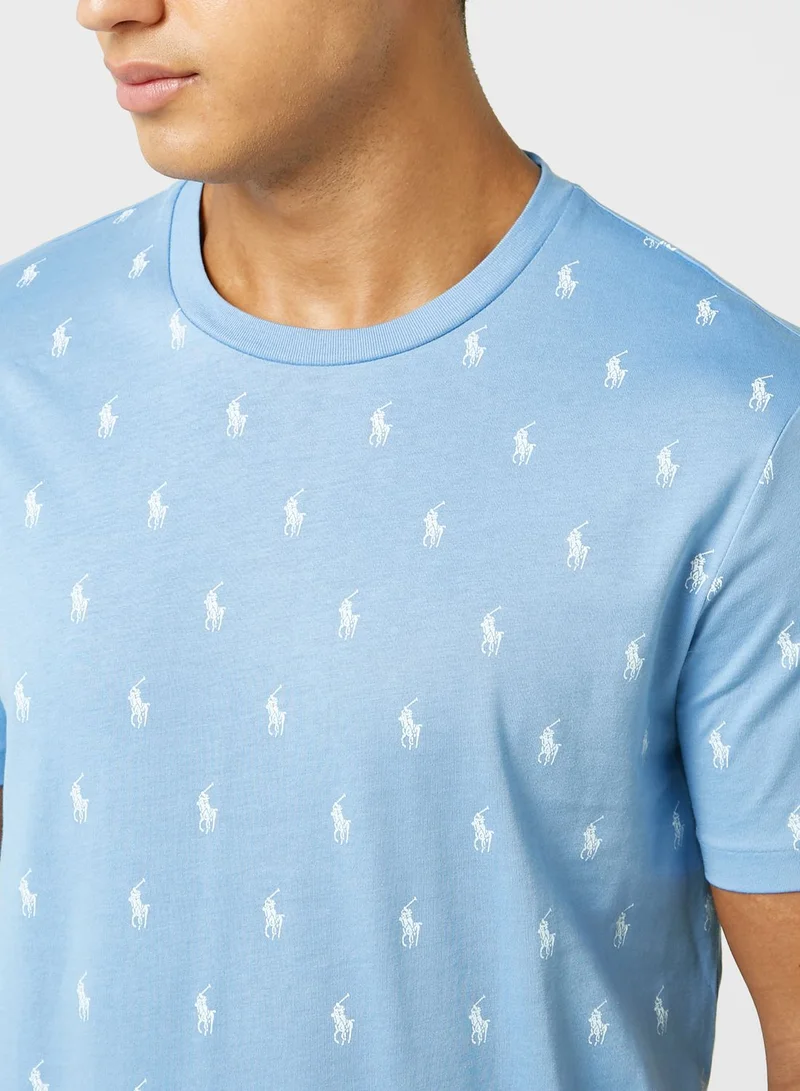 POLO RALPH LAUREN Logo Crew Neck T-Shirt