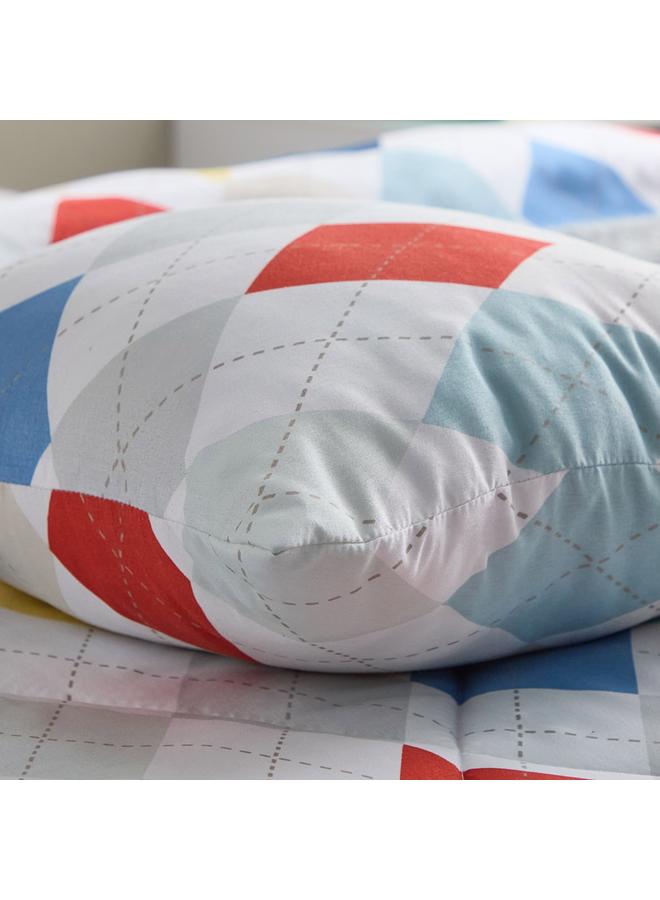 نورا وسادة محشوة منقوشة قابلة للعكس مقاس 40 × 40 سم - Image 3