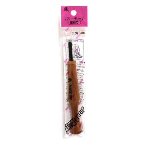 Mikisyo Miki Sho Power Grip Chisel Triangular 0.12 inch (3.0 mm) - Image 2