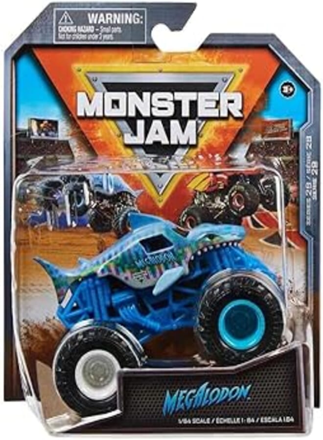 Monster Jam 2023 Spin Master 1:64 Diecast Truck Series 29 Phased Out Megalodon