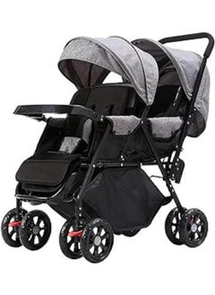 umbrella Stroller Bab Umbrella Twins Gray 