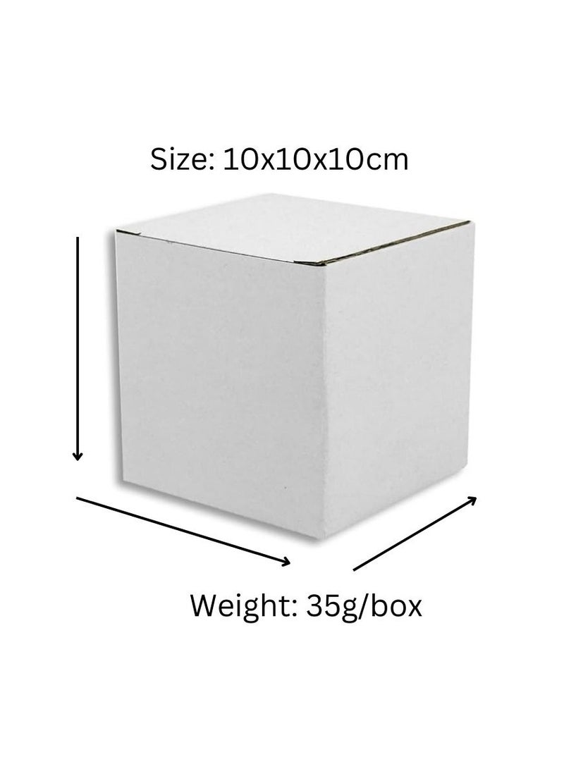 Cardboard Multi-Purpose Empty Box 10x10x10cm (12 pcs) - Image 3