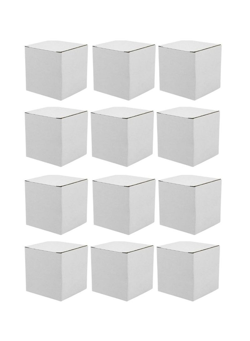 Cardboard Multi-Purpose Empty Box 10x10x10cm (12 pcs) - Image 1