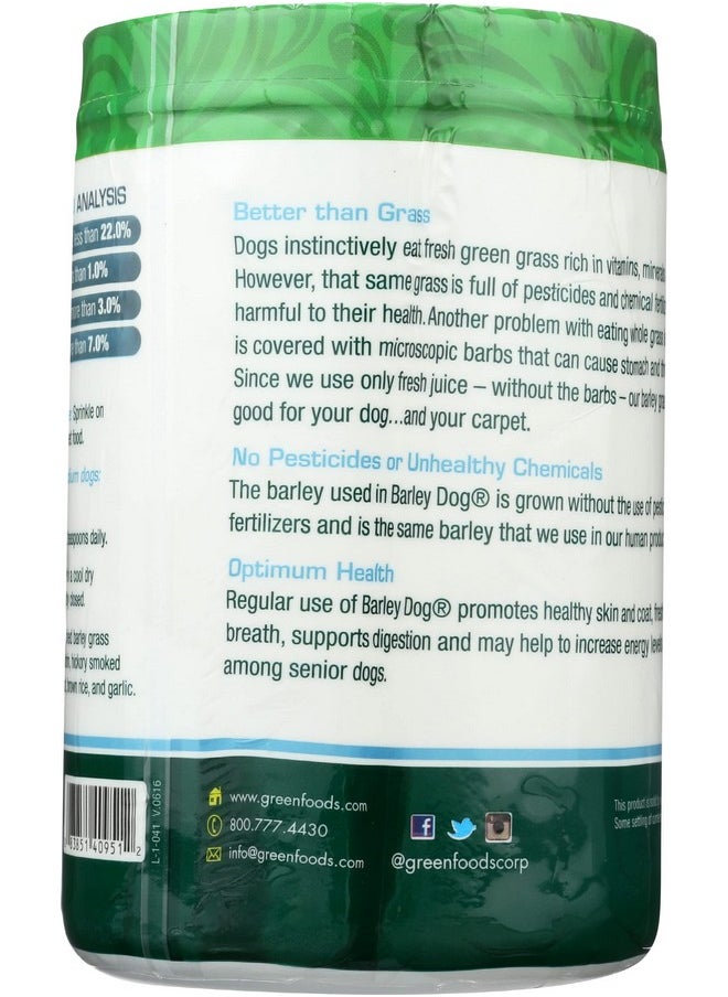 Green Foods Green Foods Corporation Barley Dog Canine Formula, 11oz  - Image 2