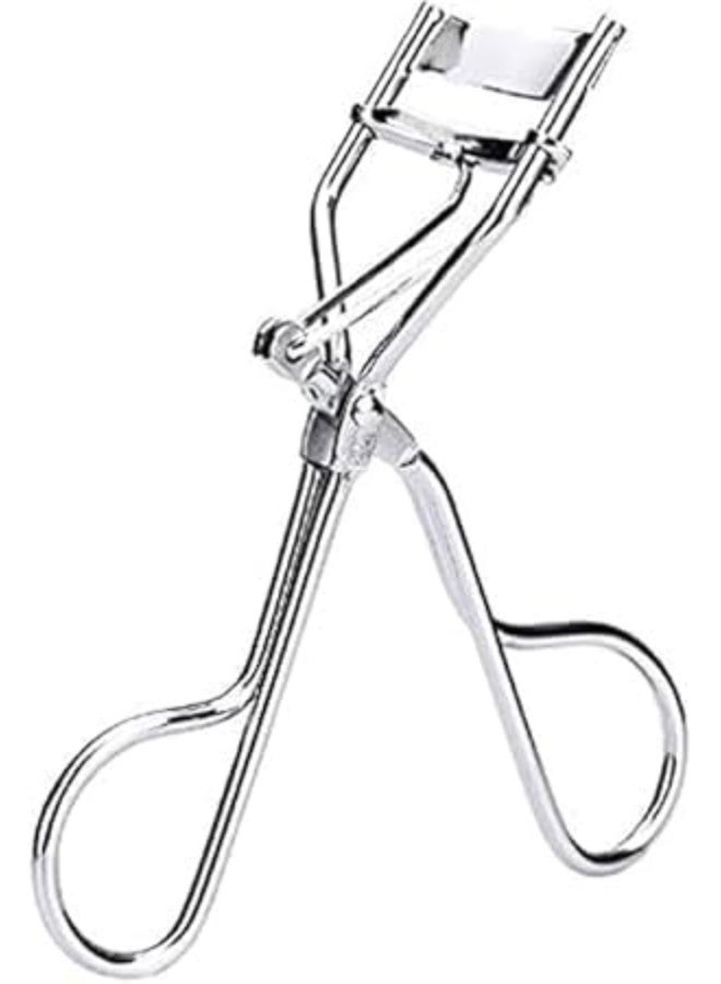 Professional Stainless Steel Eyelash Curler with Comfortable Handle – Provides Long-Lasting Natural Curl with a Soft Silicone Pad for Lash Protection - Image 1