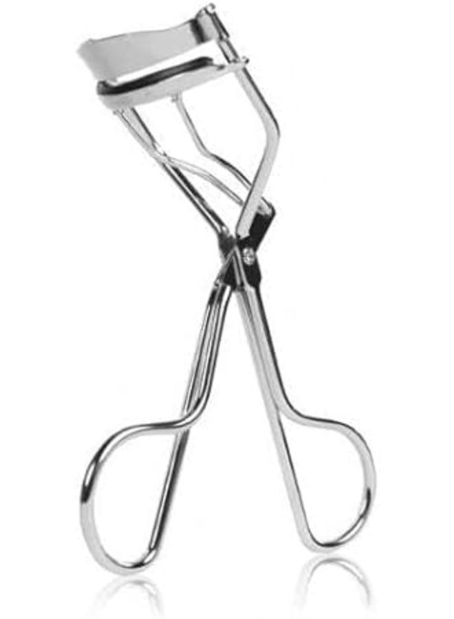 Professional Stainless Steel Eyelash Curler with Comfortable Handle – Provides Long-Lasting Natural Curl with a Soft Silicone Pad for Lash Protection - Image 4