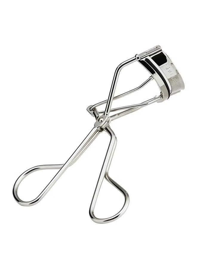 Professional stainless steel eyelash curler + sponge for applying makeup and powder applicator  – This professional eyelash curler features a comfortable grip for a natural, all-day curl and a soft silicone pad to protect your lashes. - Image 4