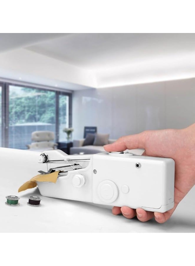 عام آلة خياطة محمولة صغيرة باليد، آلة خياطة كهربائية مع ملحقات، آلة خياطة لاسلكية للمبتدئين، آلة خياطة محمولة كهربائية - Image 5