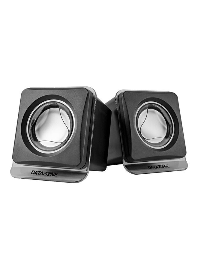 Datazone 2-Piece Multimedia Speaker Black - Image 2