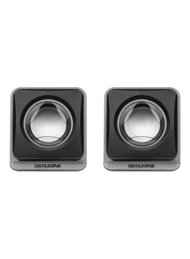 Datazone 2-Piece Multimedia Speaker Black - Image 3