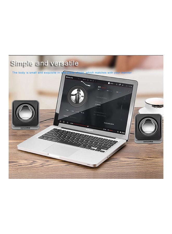 Datazone 2-Piece Multimedia Speaker Black - Image 5