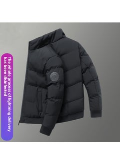 Generic Mens Thick Cotton Jacket Casual Winter Coat Khakis PO  - Image 2
