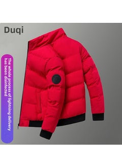 Generic Mens Thick Cotton Jacket Casual Winter Coat Khakis PO  - Image 3