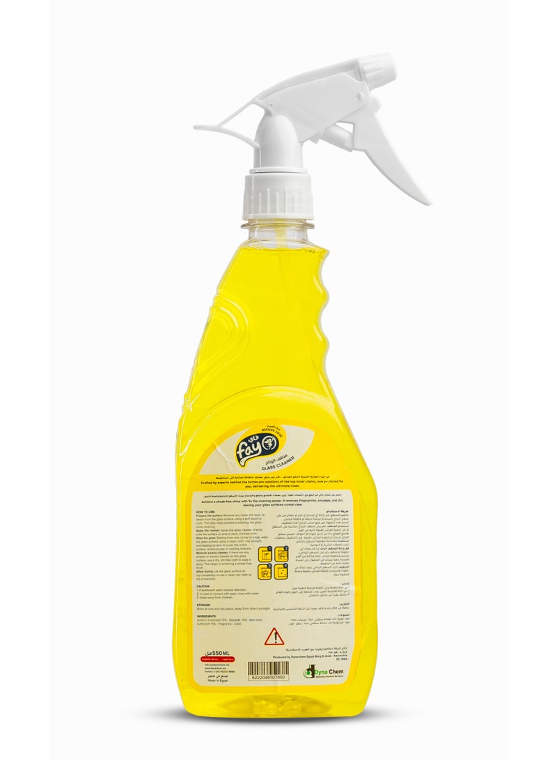 Fay Glass Cleaner-Morning Shine 550 ml - Image 2