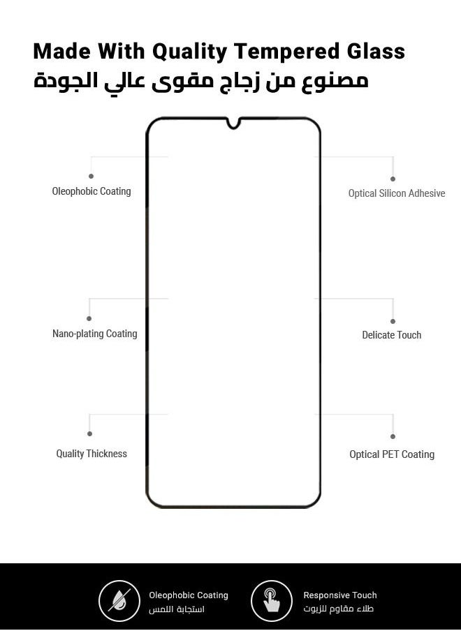 واقي شاشة كامل الأسطح من الحافة إلى الحافة لهاتف تكنو بوب 7