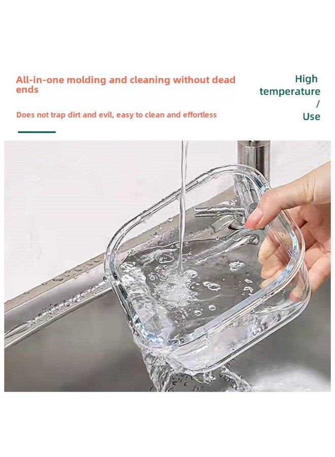 Air Fryer Bowl Special Glassware For Oven Household Heat Resistant Baking Plate High Temperature Glass Cheese Baked Rice Baking Bowl-Specifications:320ml-1520ml-Capacity: Large Circle 950ml  - Image 4