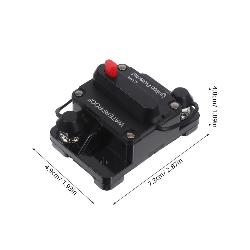 Inline Resettable Fuse Switch 20A 12V 36V Waterproof Circuit Breaker For Car Audio Amplifier Boat RV Truck - Image 3