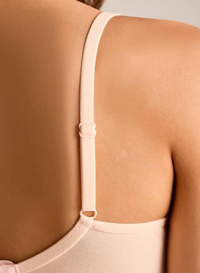 Splash FAV Adjustable Strap Bra with Hook and Eye Closure
