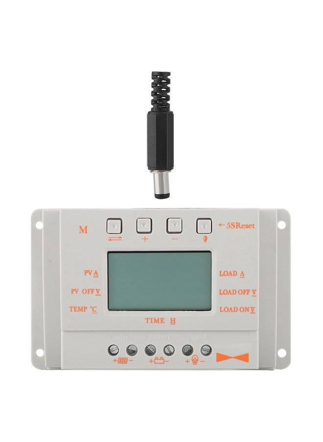 Thoraya - 12V Intelligent Solar Charge Controller MPPT Solar Charging Regulator with LCD Display(30A) - Image 1