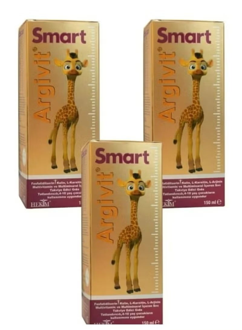 Argivit Children's Nutritional Drink Supplement 150ml 3 Pieces - Image 1