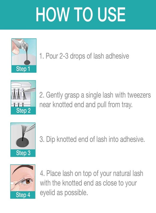 DUO Individual Lash Adhesive - Dark, Long-Lasting Lash Glue for Individual Lashes and Eyelash Clusters, 0.25 oz, 2 Pack - Image 5