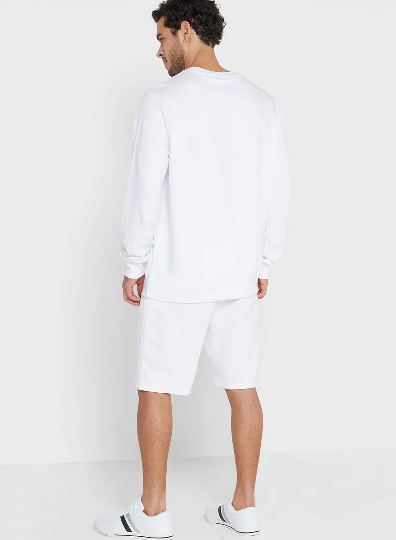 Seventy Five Basics Sweater Shorts Set
