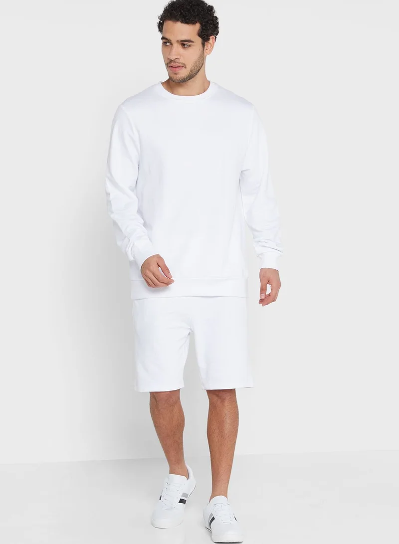 Seventy Five Basics Sweater Shorts Set