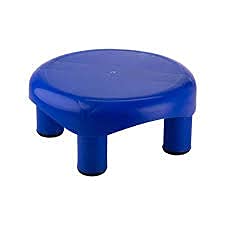 HIGHWAY Highway Plastic Convenient Bath Stool Blue  - Image 3