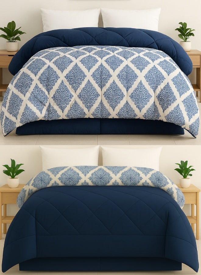 Tiba Buy one get one,Tiba double face quilt, Royal design 2pcs - Image 1