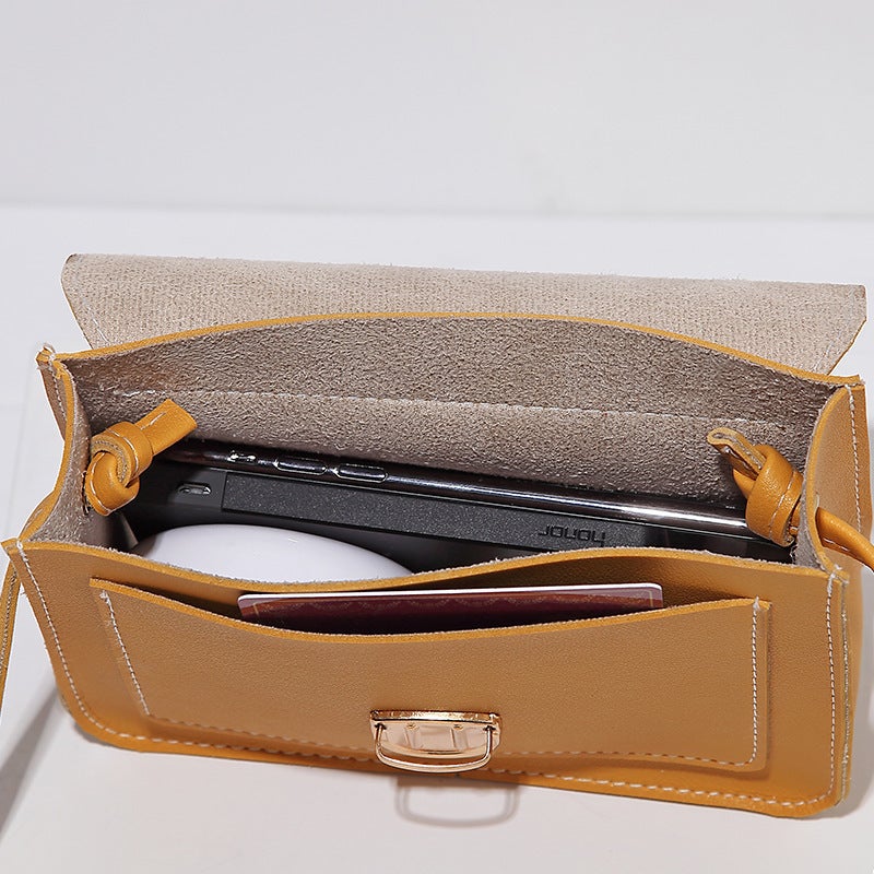 Diagonal Women'S Bag Tassel Student Mobile Phone Coin Purse Key Female Soft Leather A Generation Of Hair - Image 4