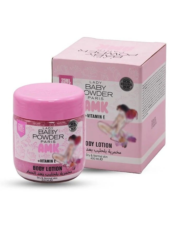 AMK Collagen & Milk Whitening Cream 300 Ml and Body Lotion With Vitamin E & Milk 400 ml - Image 4