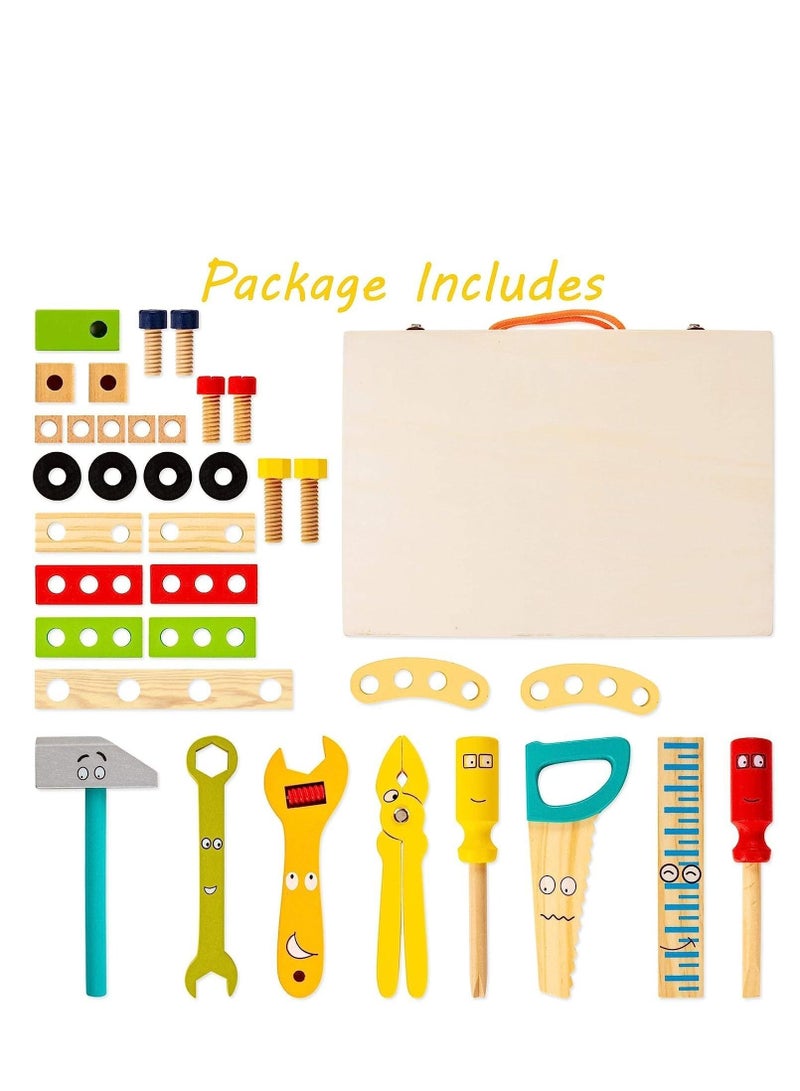 Mike Music مجموعة أدوات للأطفال ملصقات مونتيسوري ألعاب البناء الجذعية التعليمية لمدة 2 3 4 5 6 سنة بنين بنات أفضل هدية عيد ميلاد للأطفال مجموعة أدوات للأطفال - Image 1