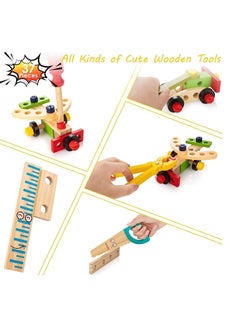 Mike Music Tool Kit For Kids Stickers Montessori Educational Stem Construction Toys for 2 3 4 5 6 Year Old Boys Girls Best Birthday Gift For Kids Tool Kit For Kids  - Image 5