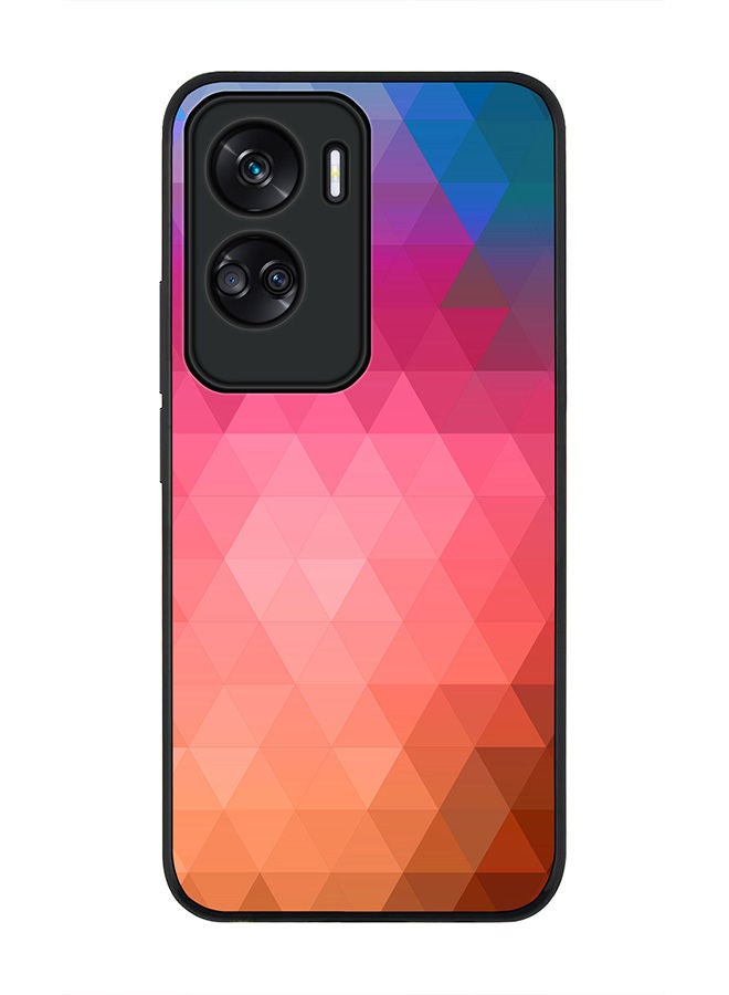 Stylizedd Rugged Black edge case for Honor 90 Lite  5G  Honor X50i 5G, Slim fit Soft Case Flexible Rubber Edges Anti Drop TPU Gel Thin Cover -  Anna's Prism - Image 1