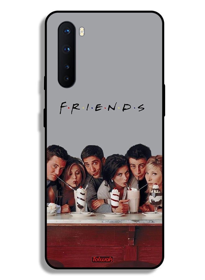 Tolwak OnePlus Nord Protective Case Cover F R I E N D S - Image 2