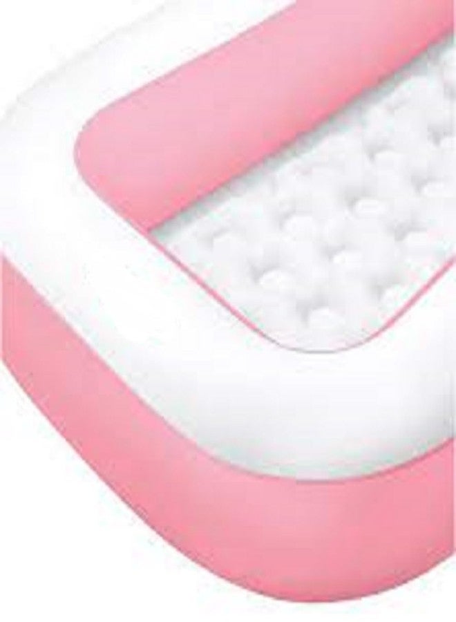VWretails Rectangular Pink Inflatable Swimming Pool for Kids, Swimming Pool for Kids/Baby Bathing Tub for Girls & Boys Provides Pure Fun and Enjoyment with Soft Comfort and Experience (Pink) - Image 4