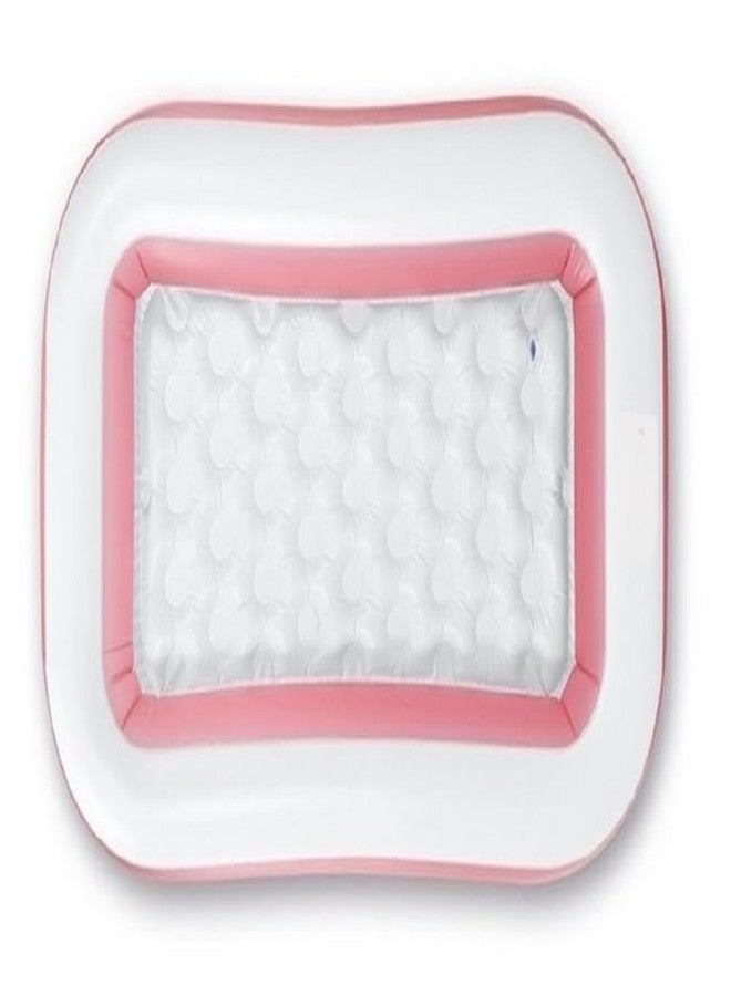 VWretails Rectangular Pink Inflatable Swimming Pool for Kids, Swimming Pool for Kids/Baby Bathing Tub for Girls & Boys Provides Pure Fun and Enjoyment with Soft Comfort and Experience (Pink) - Image 3