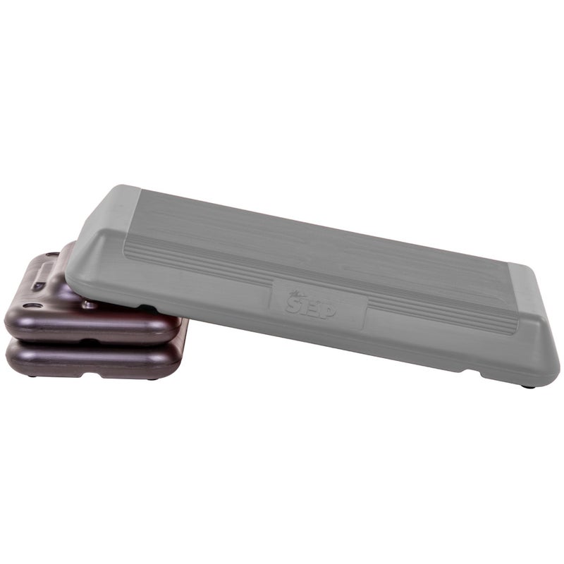 Freestyle STEP The Step (Made in USA) Original Aerobic Platform – Circuit Size Grey Aerobic Platform and Original Black Risers - Image 1