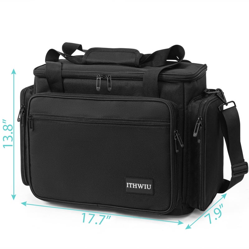 ITHWIU Sewing Machine Carrying Case with Multiple Storage Pockets for Accessories, Universal Tote Storage Bag Compatible with Most Standard Singer, Brother, Janome - Image 2