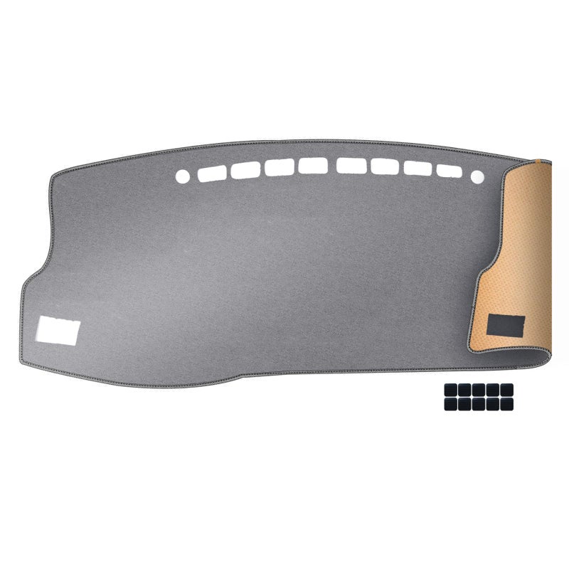 KEYOOG Dashboard Cover Dash Mat Fit for toyota Corolla 20182014 for Left Hand DriveCar Dash Board Mat AntiGlare CarpetNonSlip Pad Sunshield Protector Grey