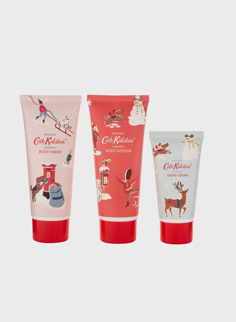 Cath Kidston Christmas Village Bathing House Tin Bath Fizzer