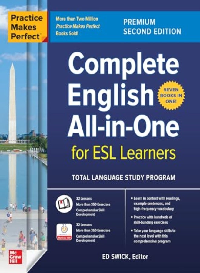 Practice Makes Perfect: Complete English All-in-One for ESL Learners, Premium Second Edition (2ND)