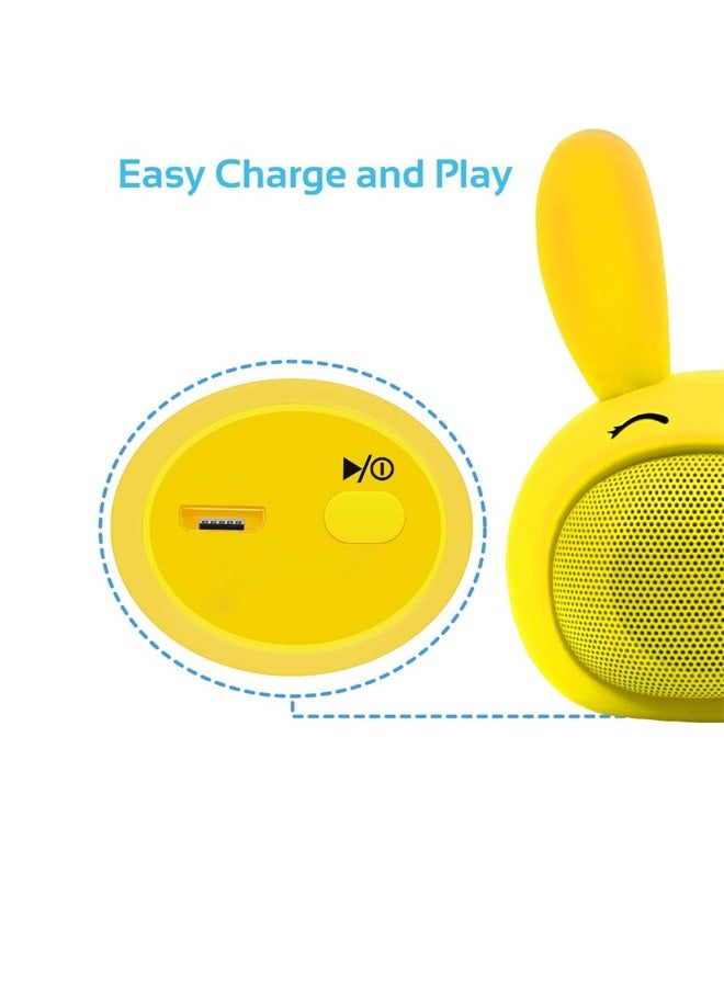 Bluetooth Speaker Mini Bluetooth-Yellow Colour  - Image 4