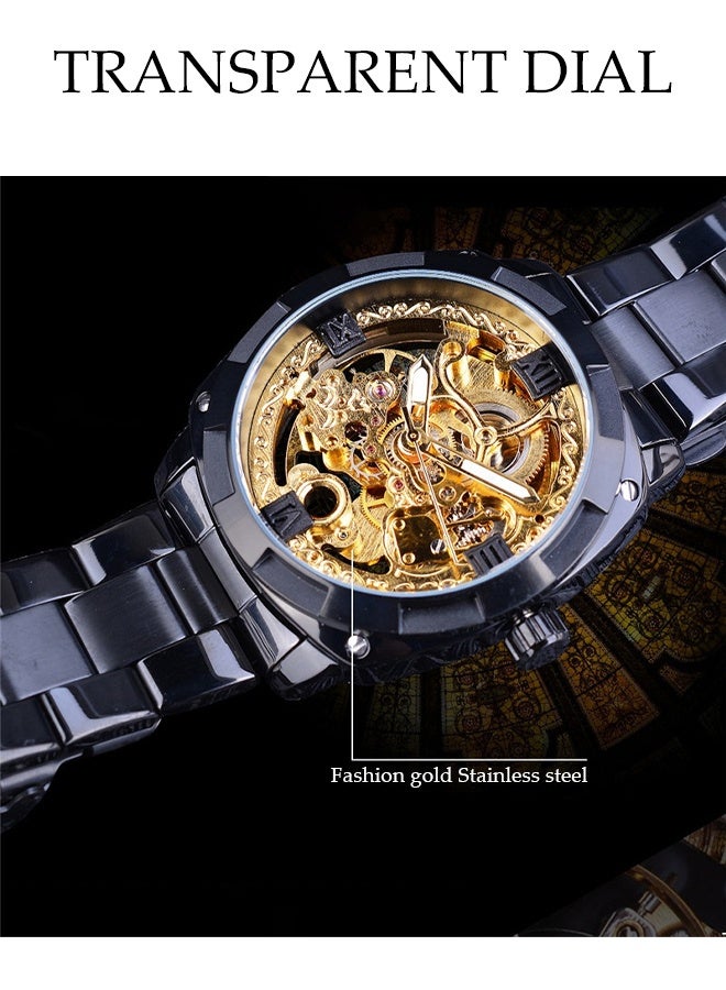 DUNISO Automatic Watch for Men，Luxury Automatic Machenical Watch,Stainless Steel Mechanical Wrist Watch,Daily Life Waterproof Design,Night Light Design，Suitable for Daily Business Meetings and Gatherings - Image 3