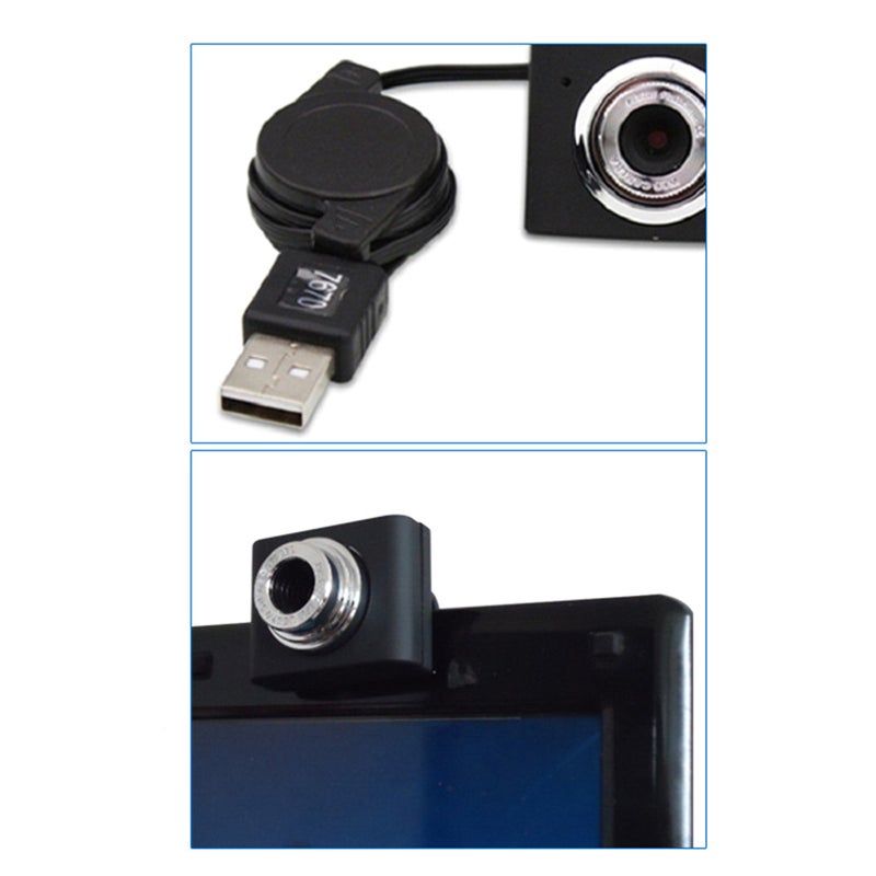 Laptop Camera Practical USB Computer Camera Live Teaching Webcam (Black, 120 Degrees) - Image 4