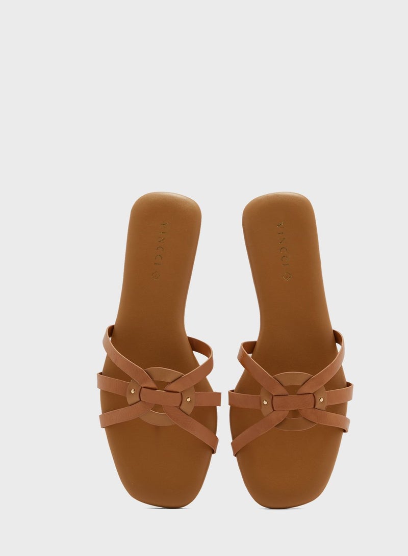 Vincci Multi Strap Flat Sandals - Image 4