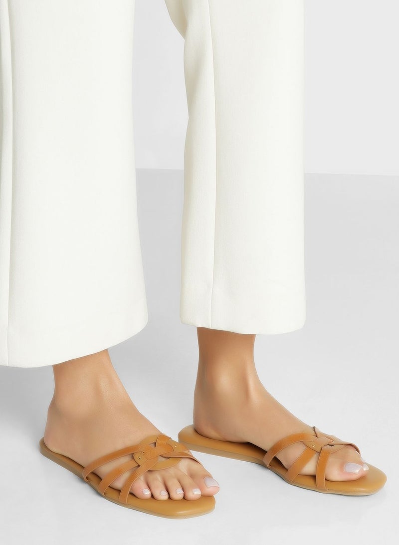 Vincci Multi Strap Flat Sandals - Image 5