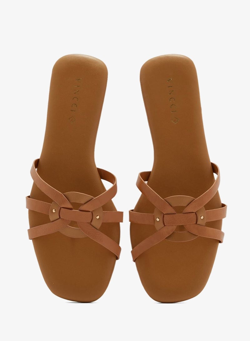 فينتشي صندل مسطح بشرائط متعددة - Image 4