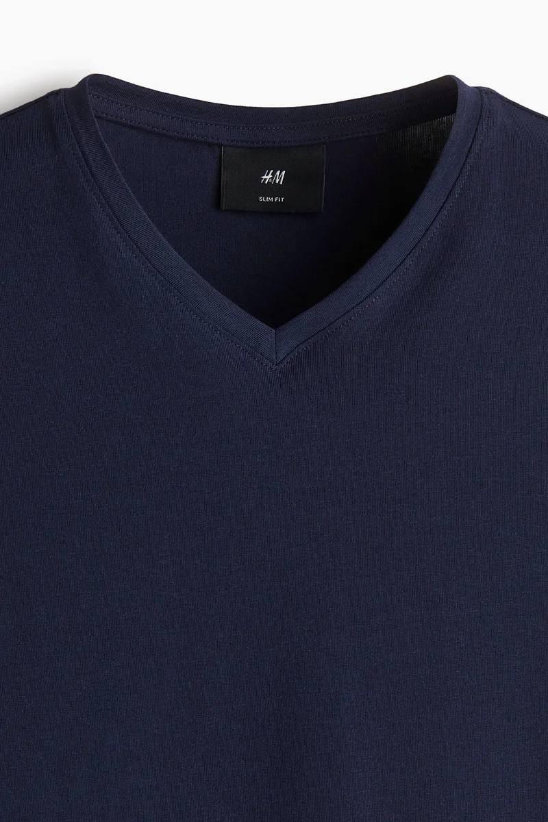 H&M 5-pack Slim Fit V-neck T-shirt