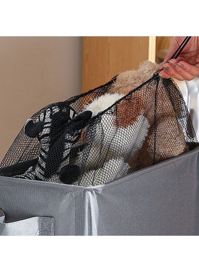 Foldable Laundry Basket with Wheels and Handles Waterproof Cube Slim Corner Storage Bin Hamper For Bathroom and Bedroom Dirty Cloth Toy Yoga Fitness Equipment Shelf - Image 5